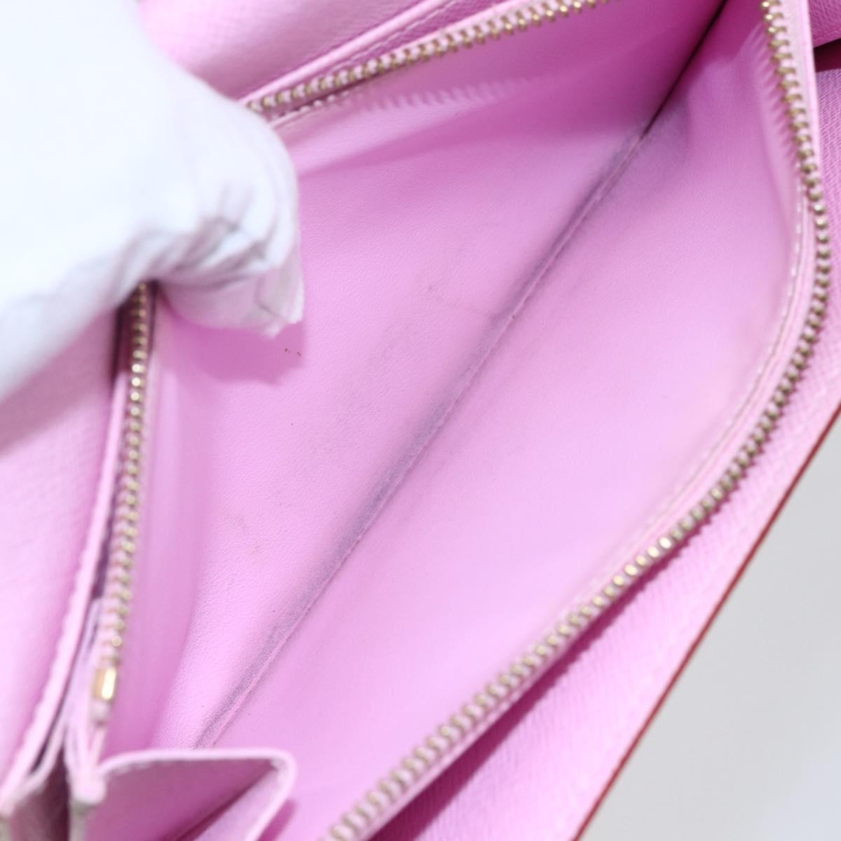 LOUIS VUITTON Monogram Multicolor Portefeuille Sarah White M93745 LV Auth ki6038