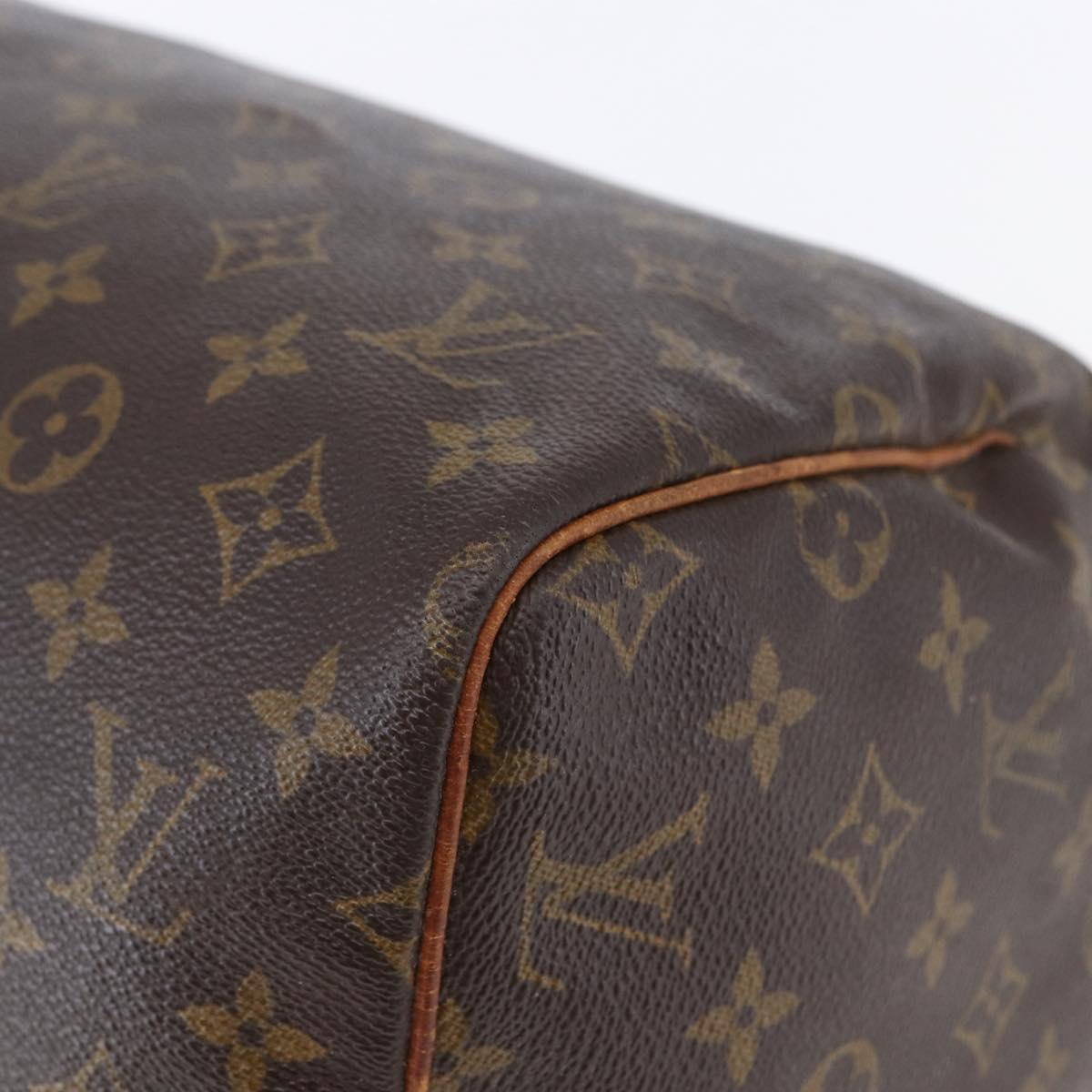 LOUIS VUITTON Monogram Speedy 30 Hand Bag M41526 LV Auth ki6054