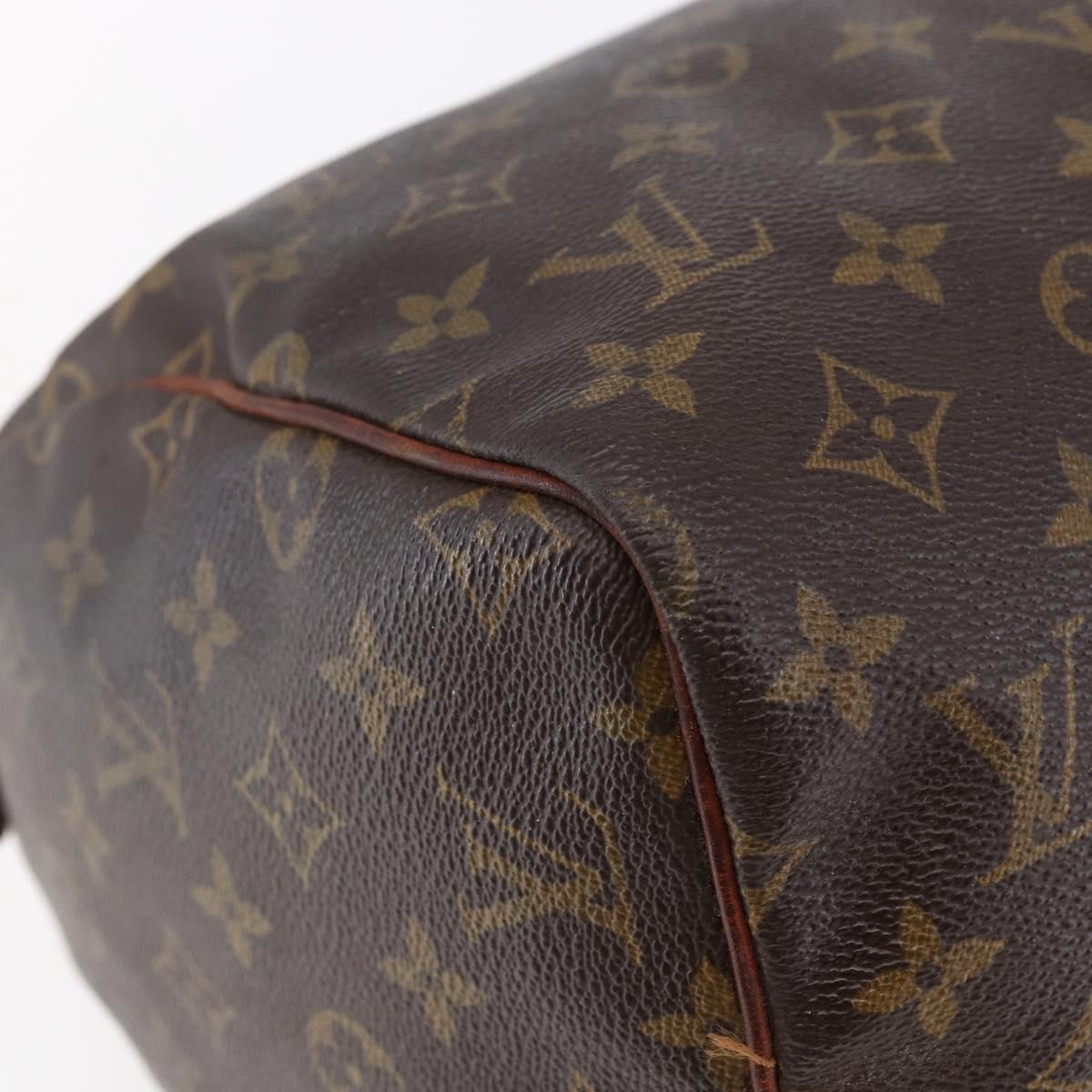 LOUIS VUITTON Monogram Speedy 30 Hand Bag M41526 LV Auth ki6054