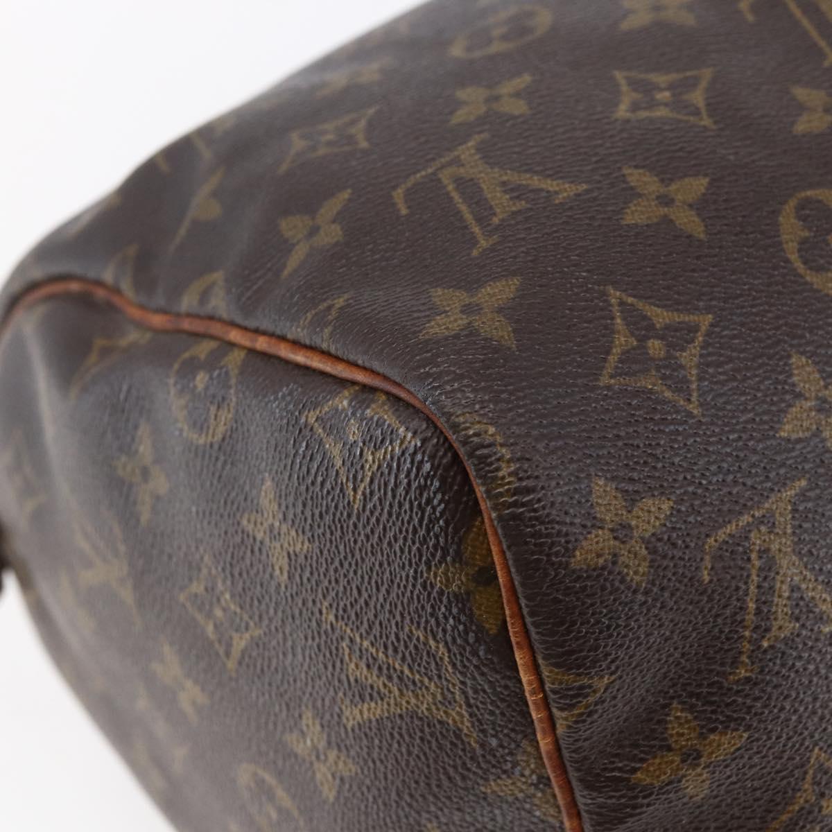 LOUIS VUITTON Monogram Speedy 30 Hand Bag M41526 LV Auth ki6054