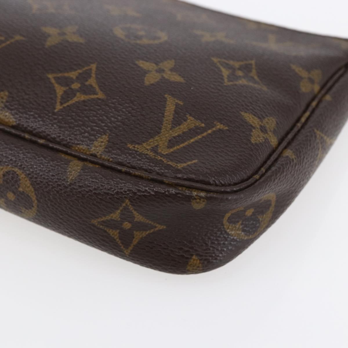 LOUIS VUITTON Monogram Pochette Accessoires Pouch M51980 LV Auth ki6057