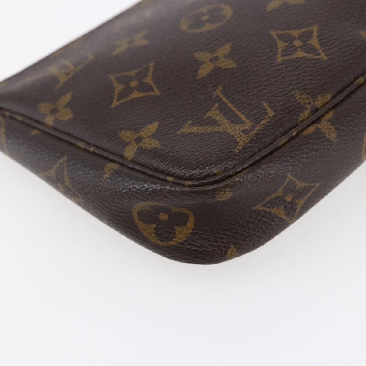 LOUIS VUITTON Monogram Pochette Accessoires Pouch M51980 LV Auth ki6057