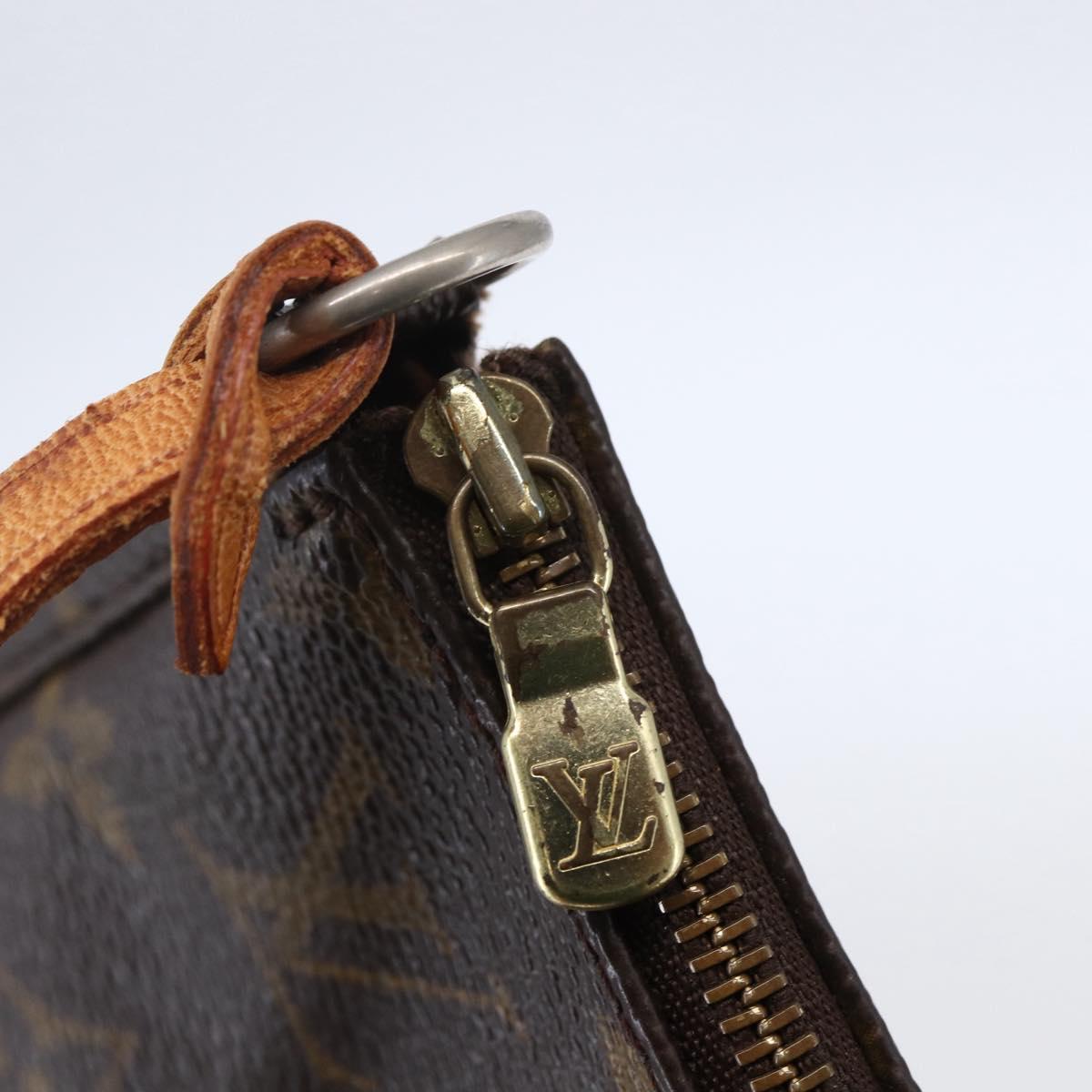 LOUIS VUITTON Monogram Pochette Accessoires Pouch M51980 LV Auth ki6057