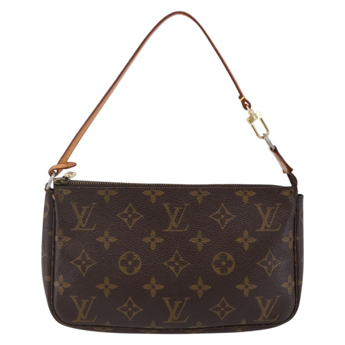 LOUIS VUITTON Monogram Pochette Accessoires Pouch M51980 LV Auth ki6057
