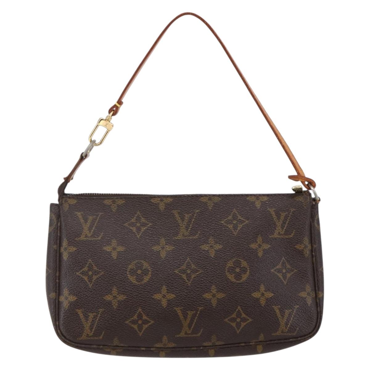LOUIS VUITTON Monogram Pochette Accessoires Pouch M51980 LV Auth ki6057