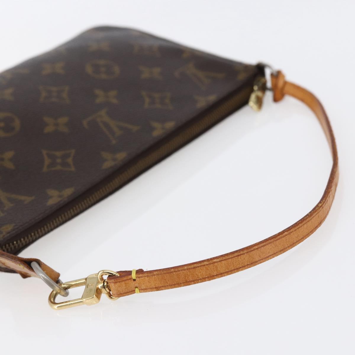LOUIS VUITTON Monogram Pochette Accessoires Pouch M51980 LV Auth ki6057