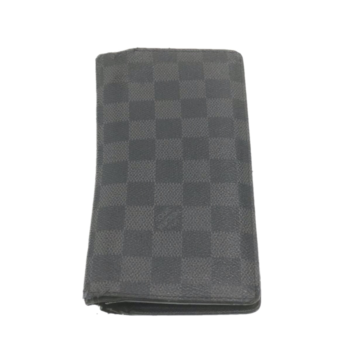 LOUIS VUITTON Monogram Damier Ebene Graphite Wallet 4Set LV Auth ki608