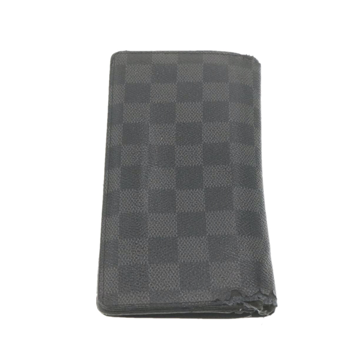 LOUIS VUITTON Monogram Damier Ebene Graphite Wallet 4Set LV Auth ki608