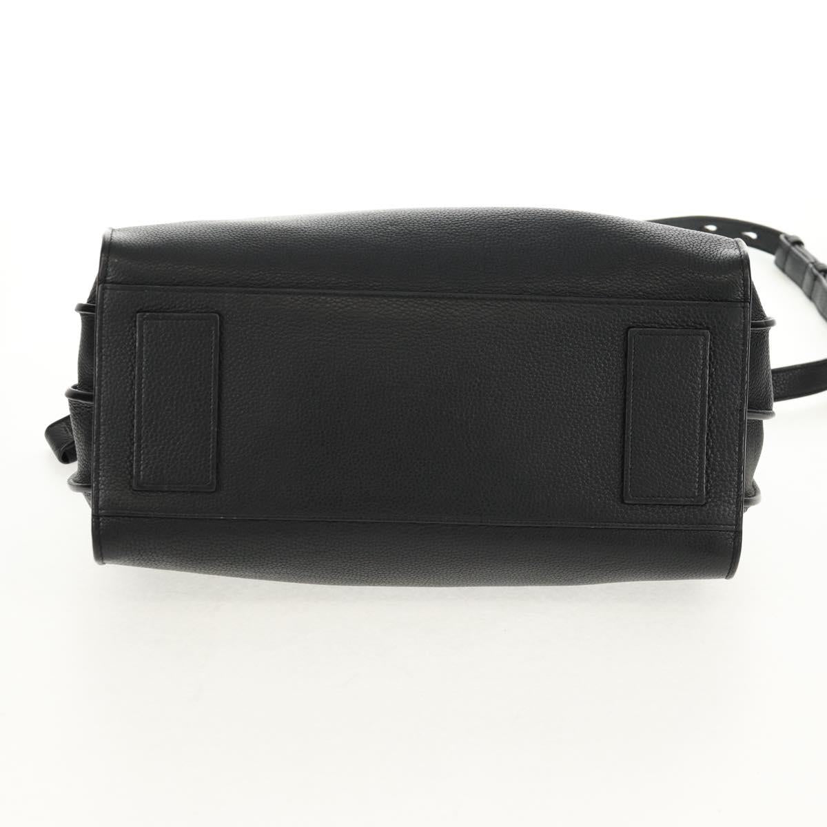 SAINT LAURENT Sac de Jules Tote Bag Leather 2way Black Auth ki6080