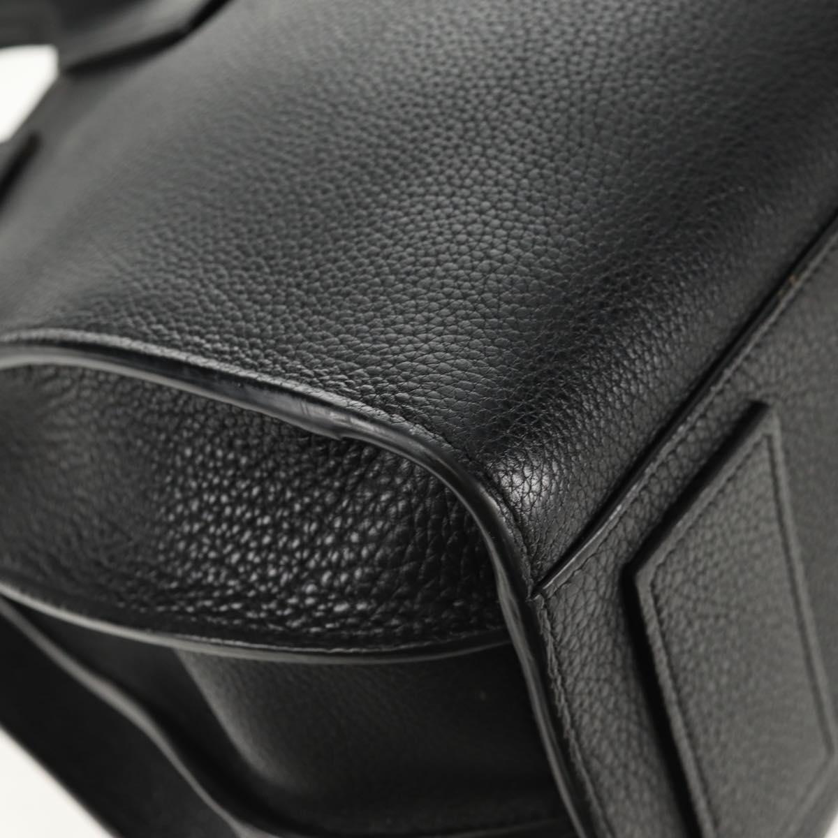 SAINT LAURENT Sac de Jules Tote Bag Leather 2way Black Auth ki6080