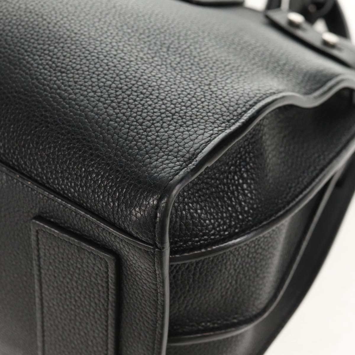 SAINT LAURENT Sac de Jules Tote Bag Leather 2way Black Auth ki6080