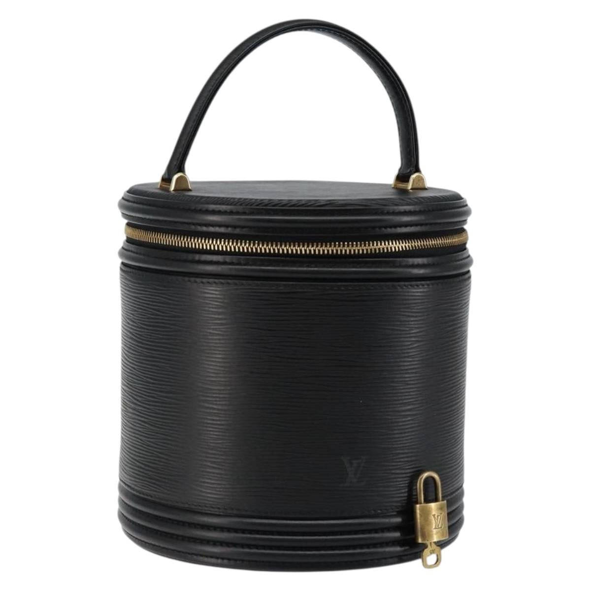 LOUIS VUITTON Epi Cannes Hand Bag Black M48032 LV Auth ki6081