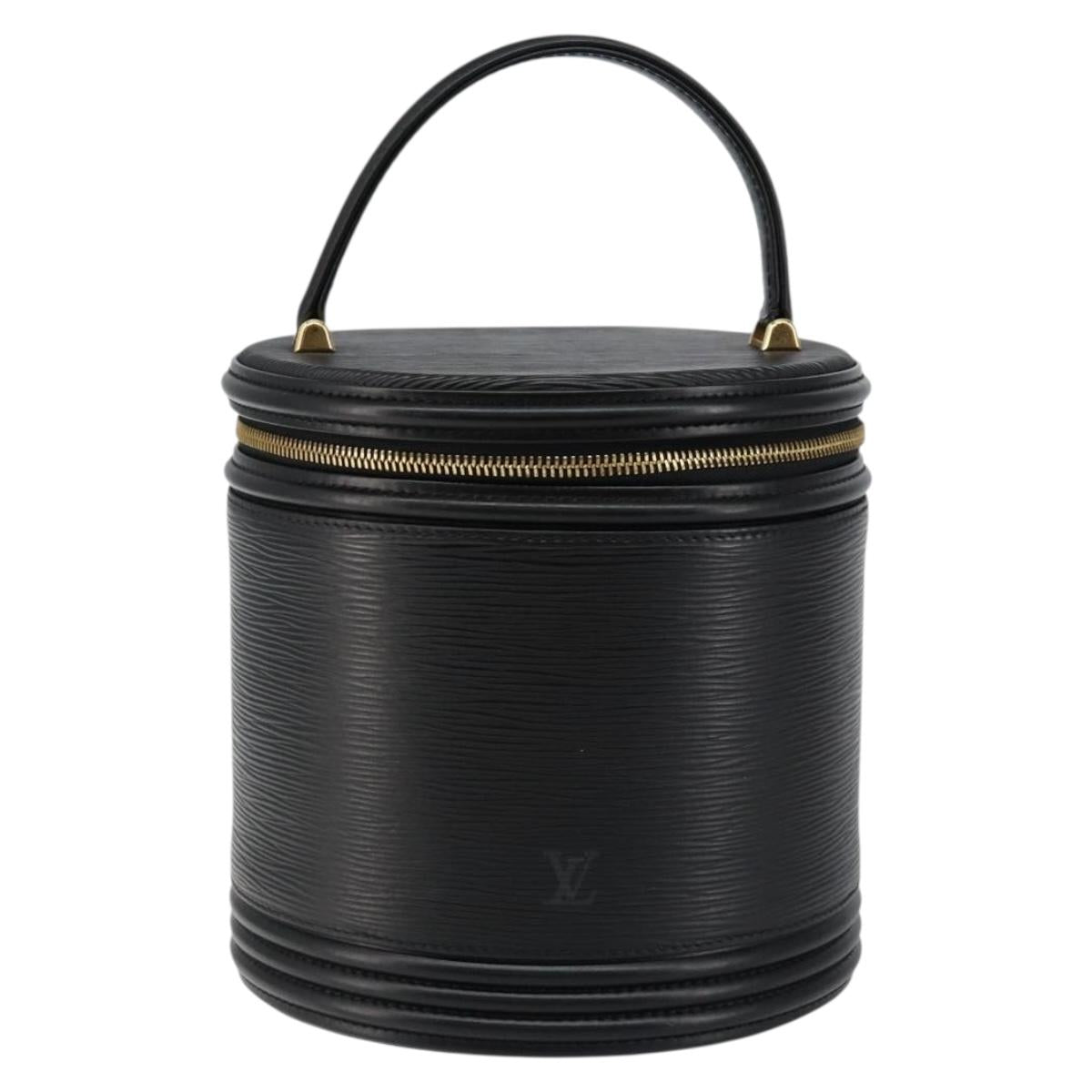 LOUIS VUITTON Epi Cannes Hand Bag Black M48032 LV Auth ki6081