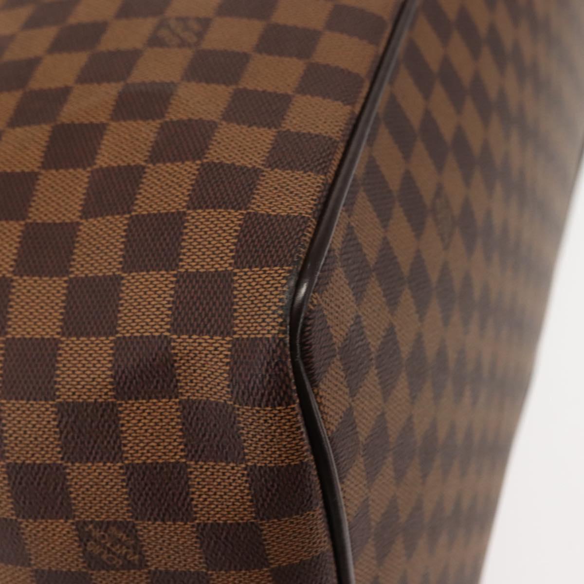 LOUIS VUITTON Damier Ebene Greenwich GM Boston Bag N41155 LV Auth ki6085
