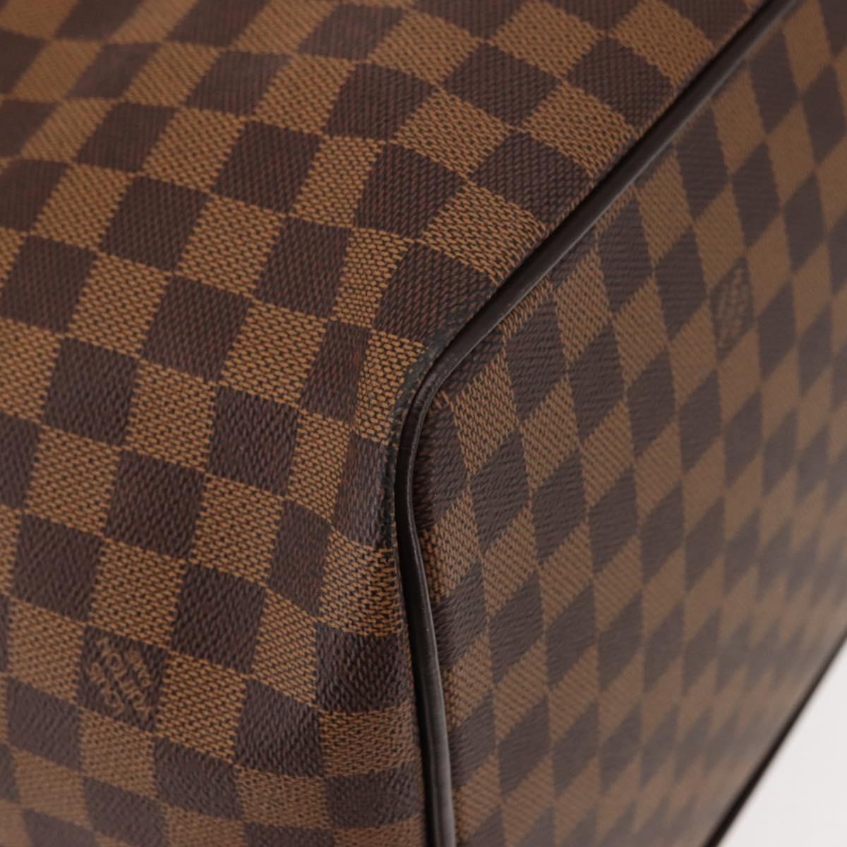 LOUIS VUITTON Damier Ebene Greenwich GM Boston Bag N41155 LV Auth ki6085