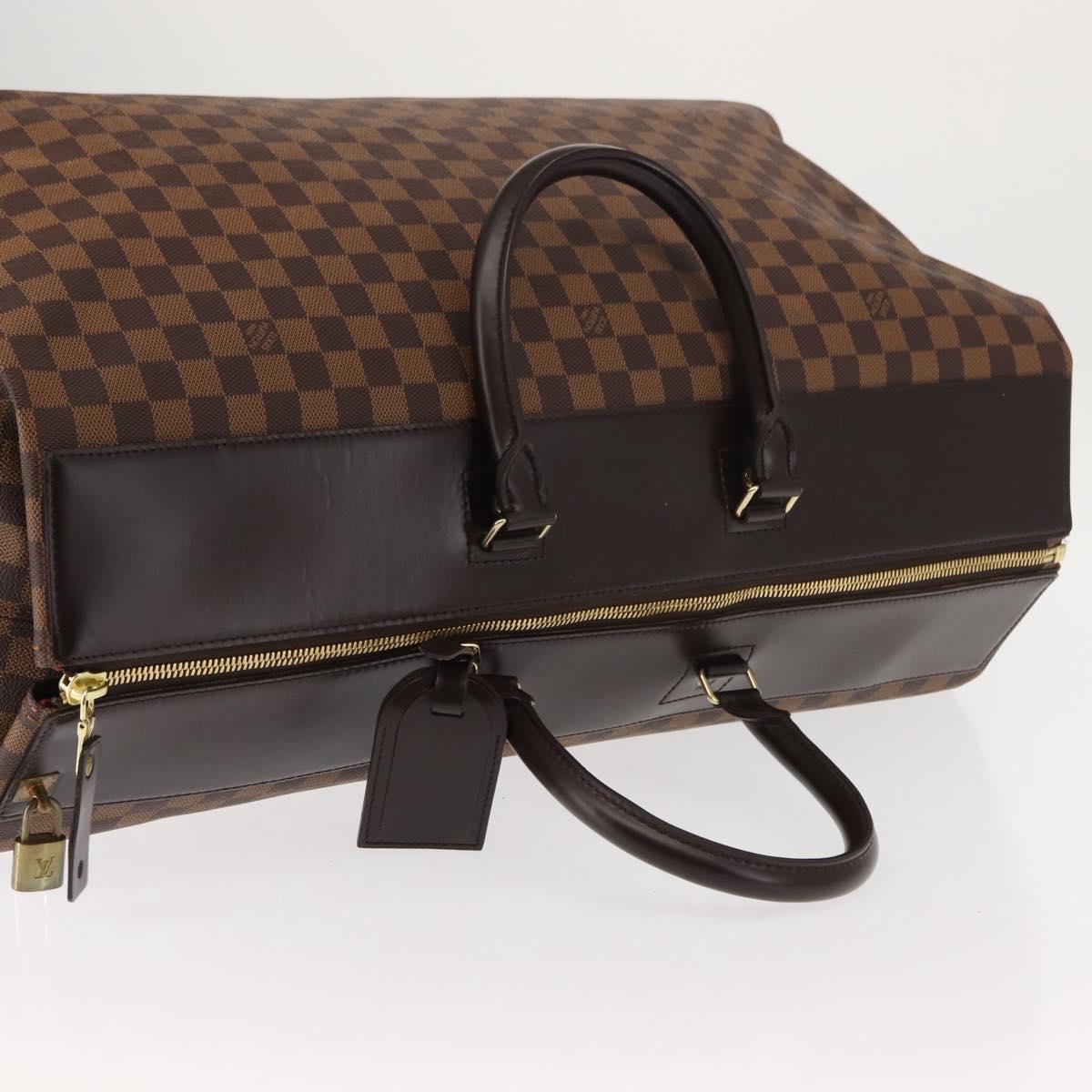 LOUIS VUITTON Damier Ebene Greenwich GM Boston Bag N41155 LV Auth ki6085