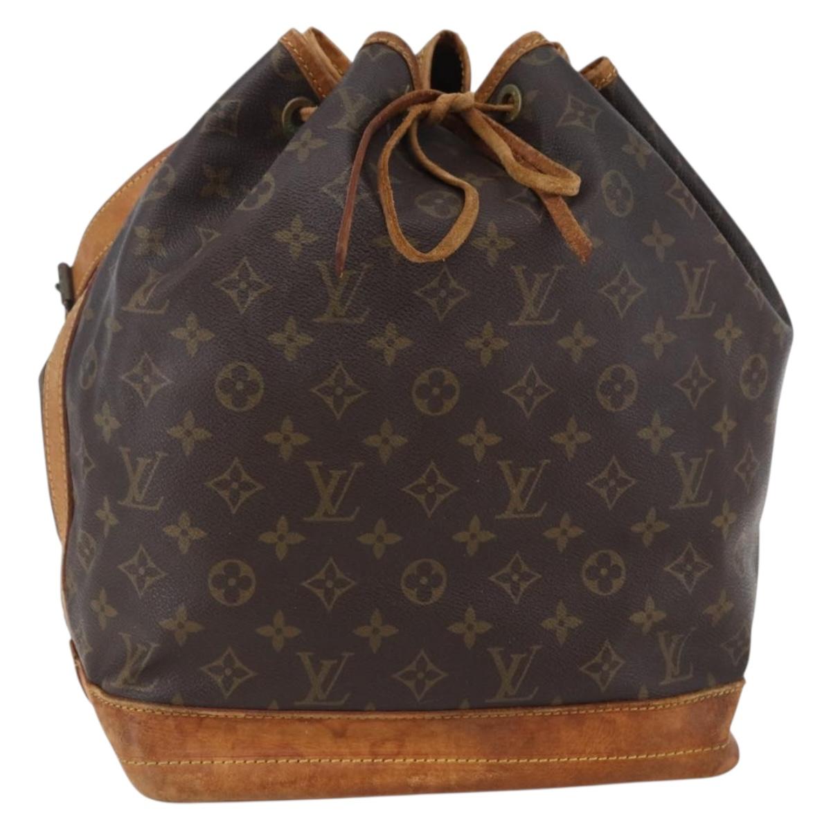 LOUIS VUITTON Monogram Noe Shoulder Bag M42224 LV Auth ki6086