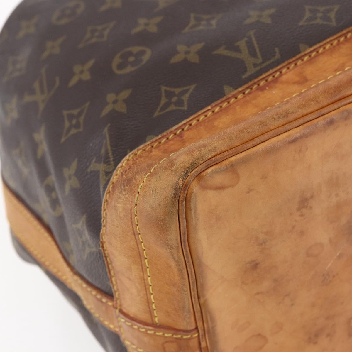 LOUIS VUITTON Monogram Noe Shoulder Bag M42224 LV Auth ki6086