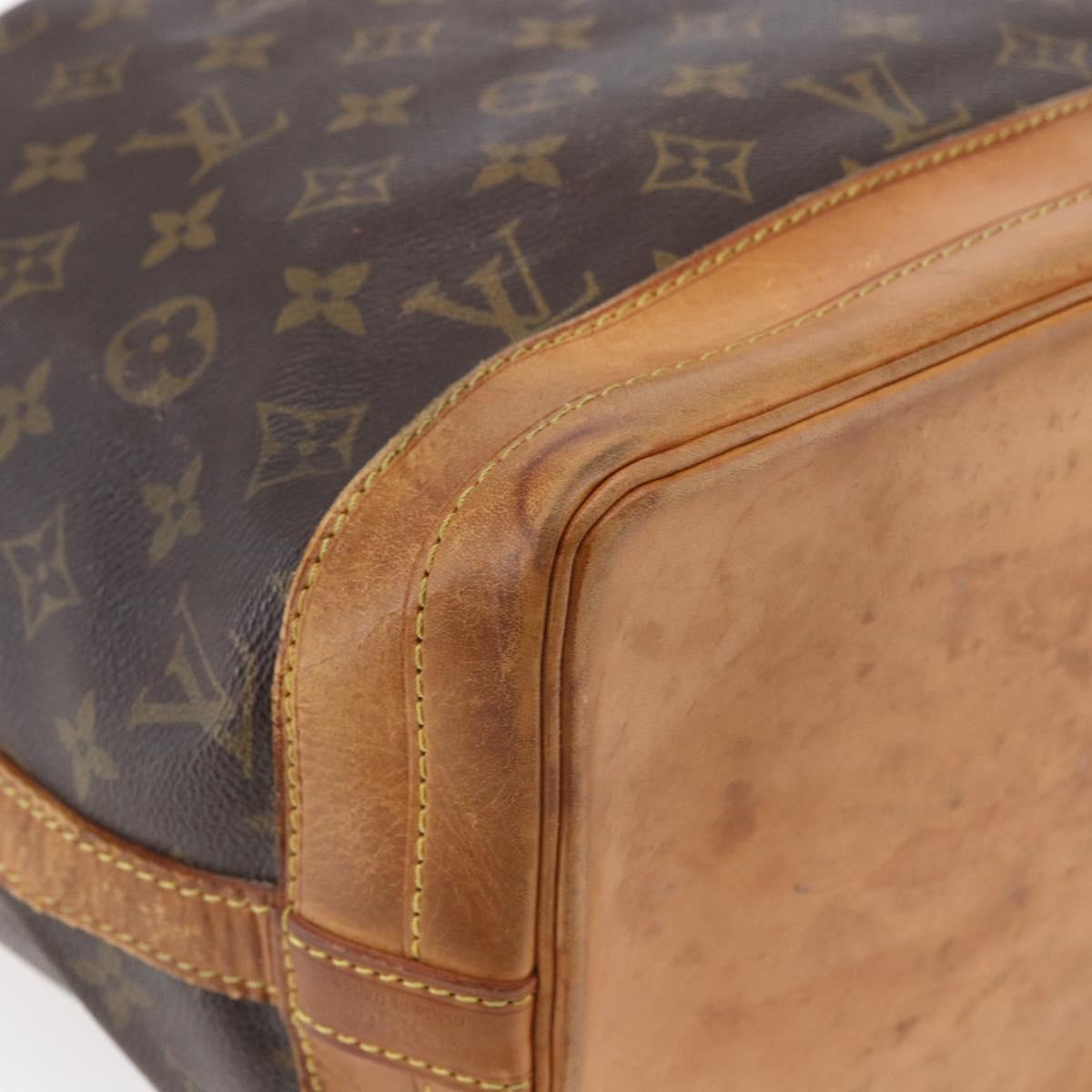 LOUIS VUITTON Monogram Noe Shoulder Bag M42224 LV Auth ki6086