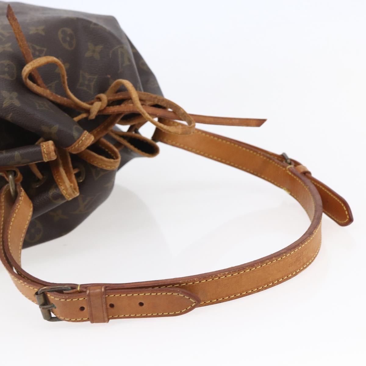 LOUIS VUITTON Monogram Noe Shoulder Bag M42224 LV Auth ki6086