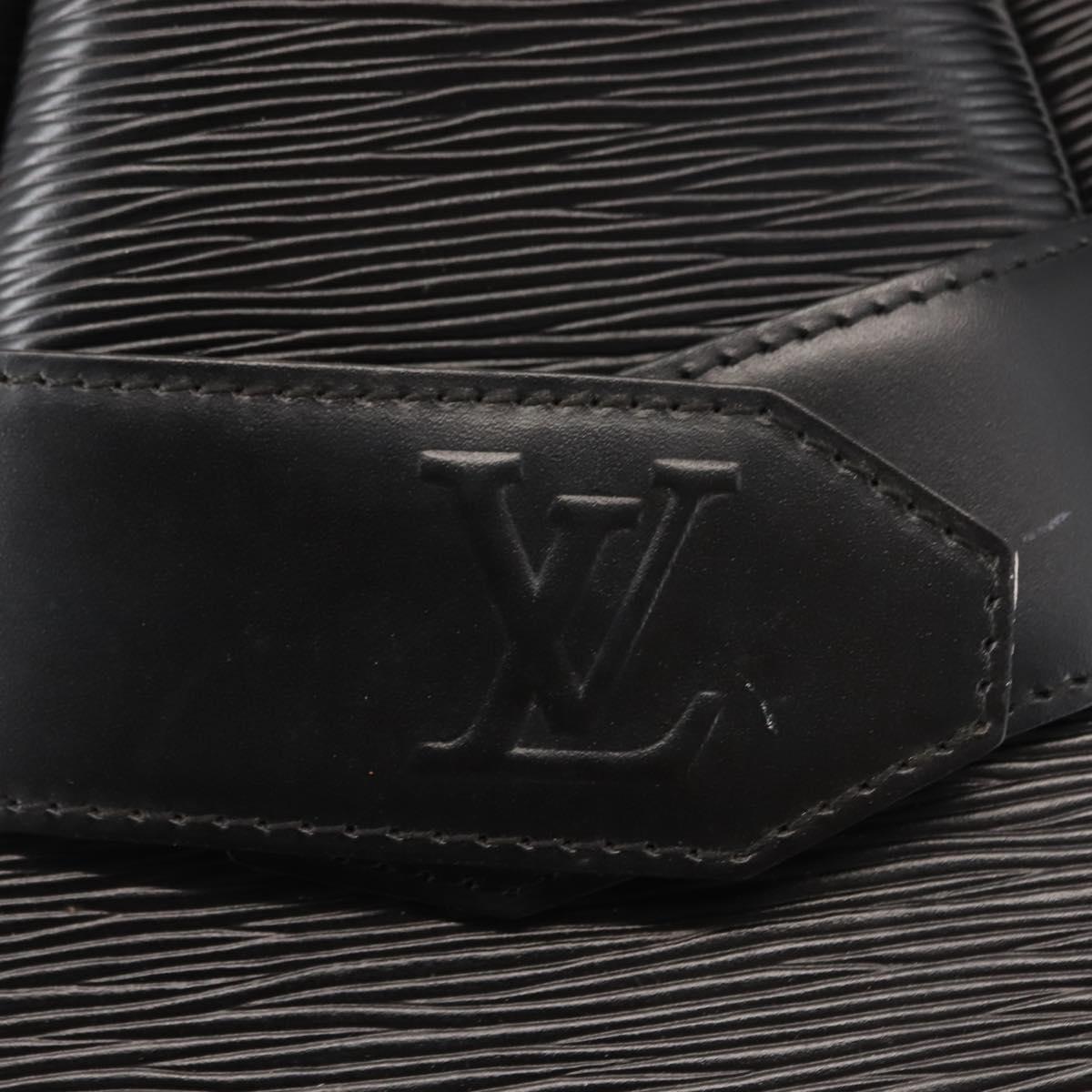 LOUIS VUITTON Epi Sac Depaule GM Shoulder Bag Black M80155 LV Auth ki6090