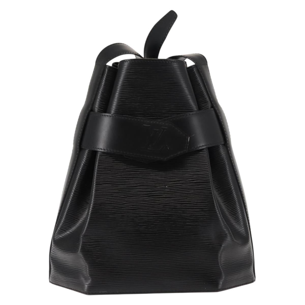 LOUIS VUITTON Epi Sac Depaule GM Shoulder Bag Black M80155 LV Auth ki6090
