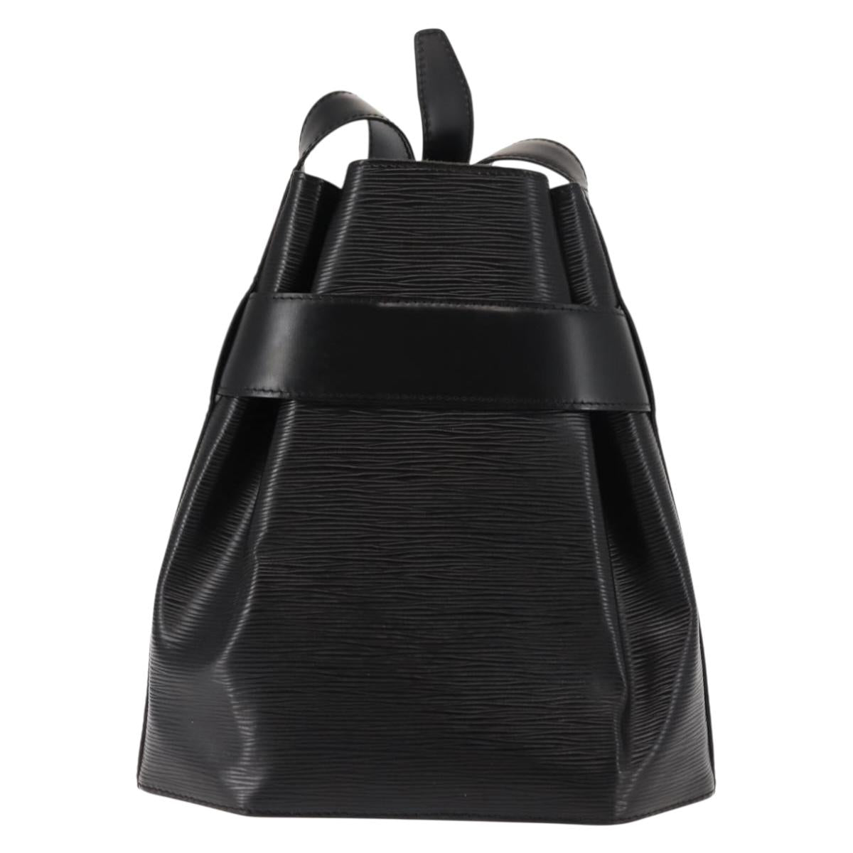 LOUIS VUITTON Epi Sac Depaule GM Shoulder Bag Black M80155 LV Auth ki6090