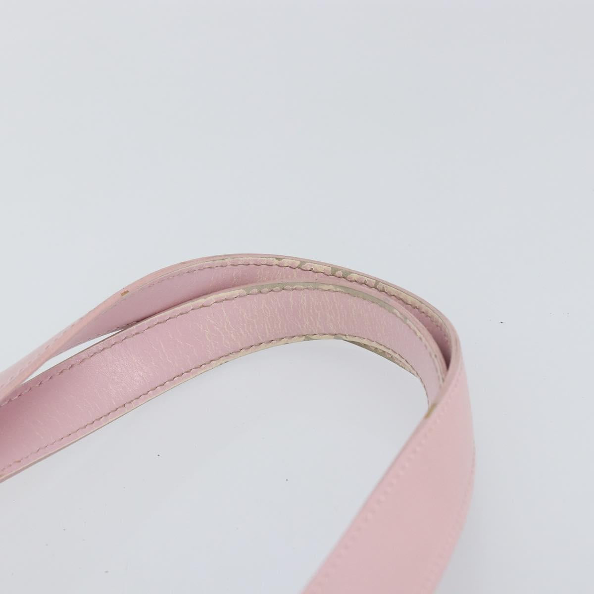 CHANEL New travel line Tote Bag Nylon Pink CC Auth ki6092