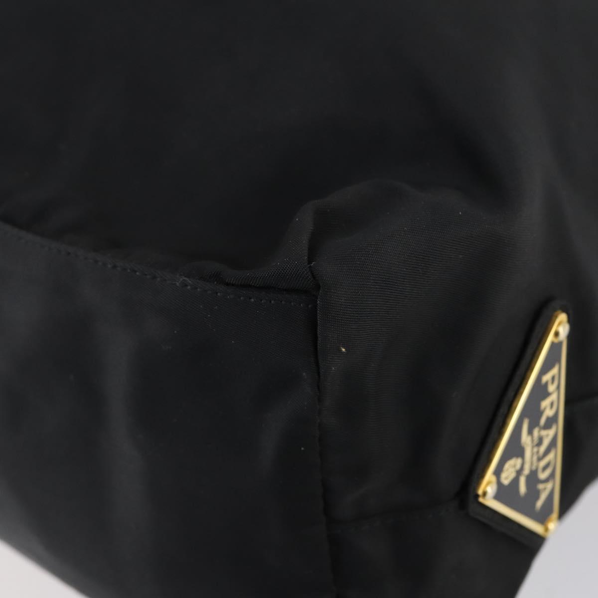 PRADA Tote Bag Nylon Black Auth ki6097
