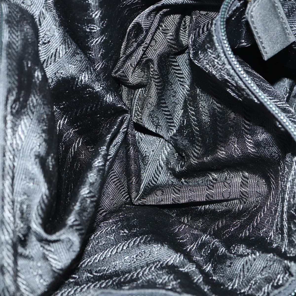 PRADA Tote Bag Nylon Black Auth ki6097