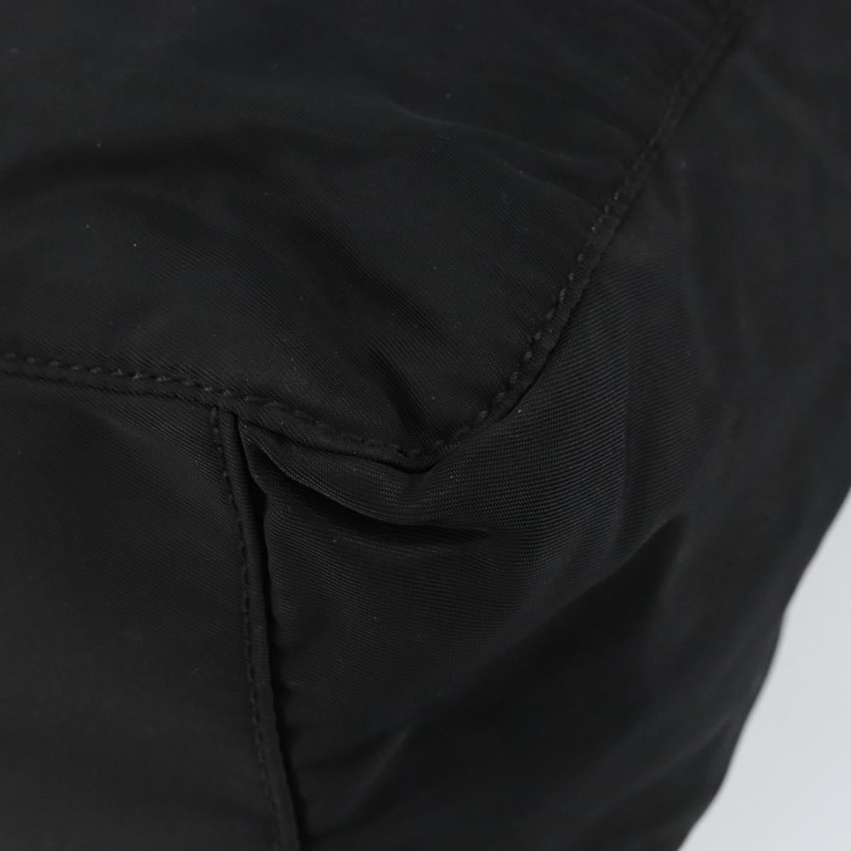 PRADA Hand Bag Nylon Black Auth ki6098