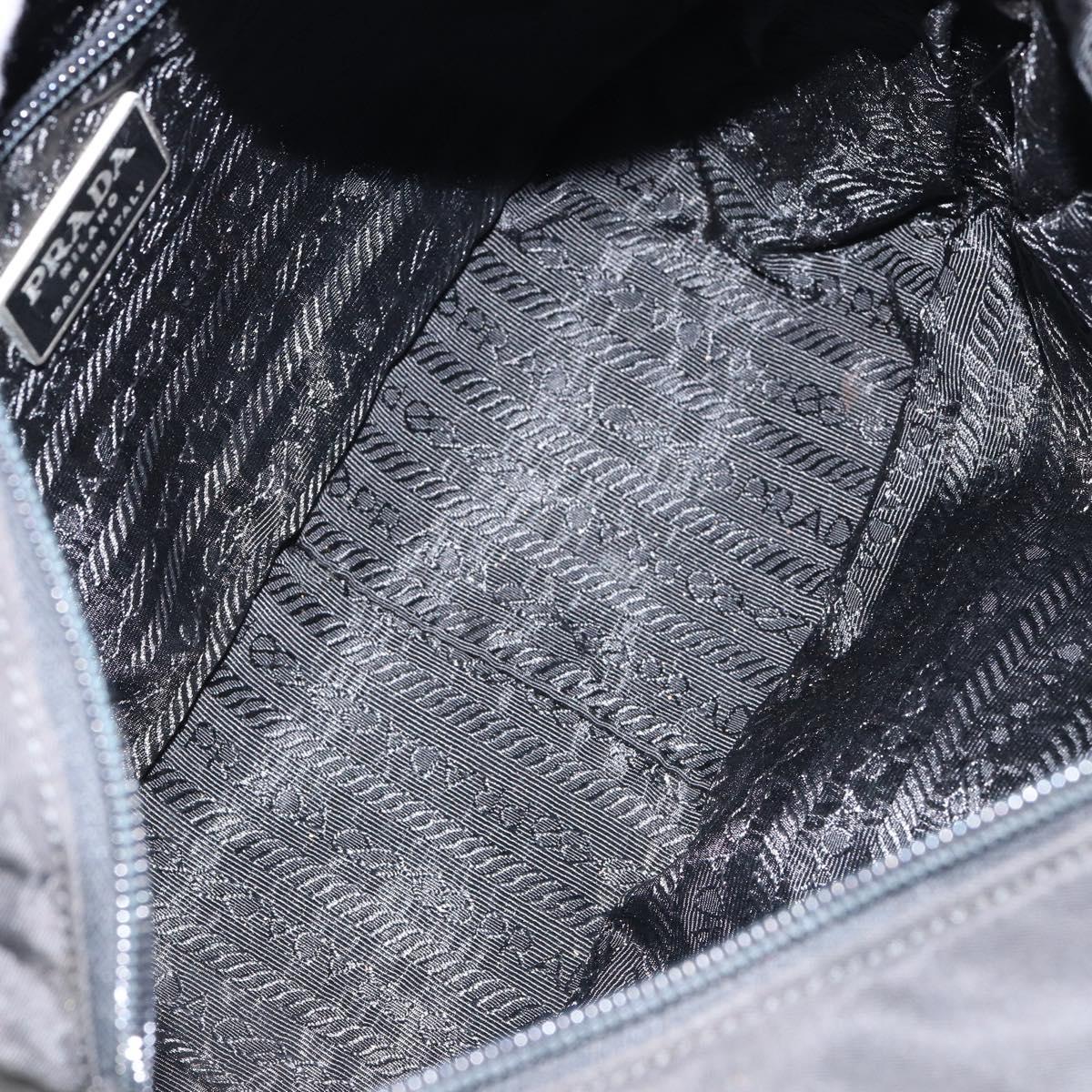 PRADA Hand Bag Nylon Black Auth ki6098