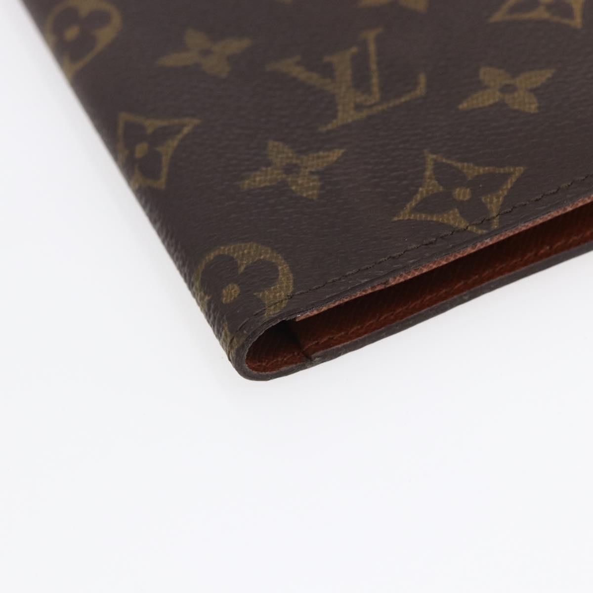 LOUIS VUITTON Monogram Porte Cartes Credit Long Wallet M60825 LV Auth ki6101