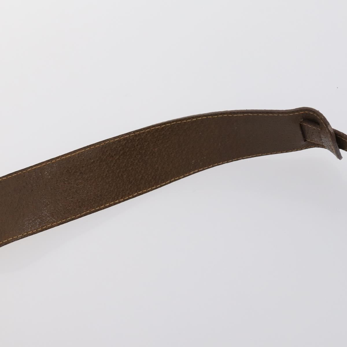 GUCCI GG Supreme Shoulder Bag PVC Leather 2way Beige Auth ki6104