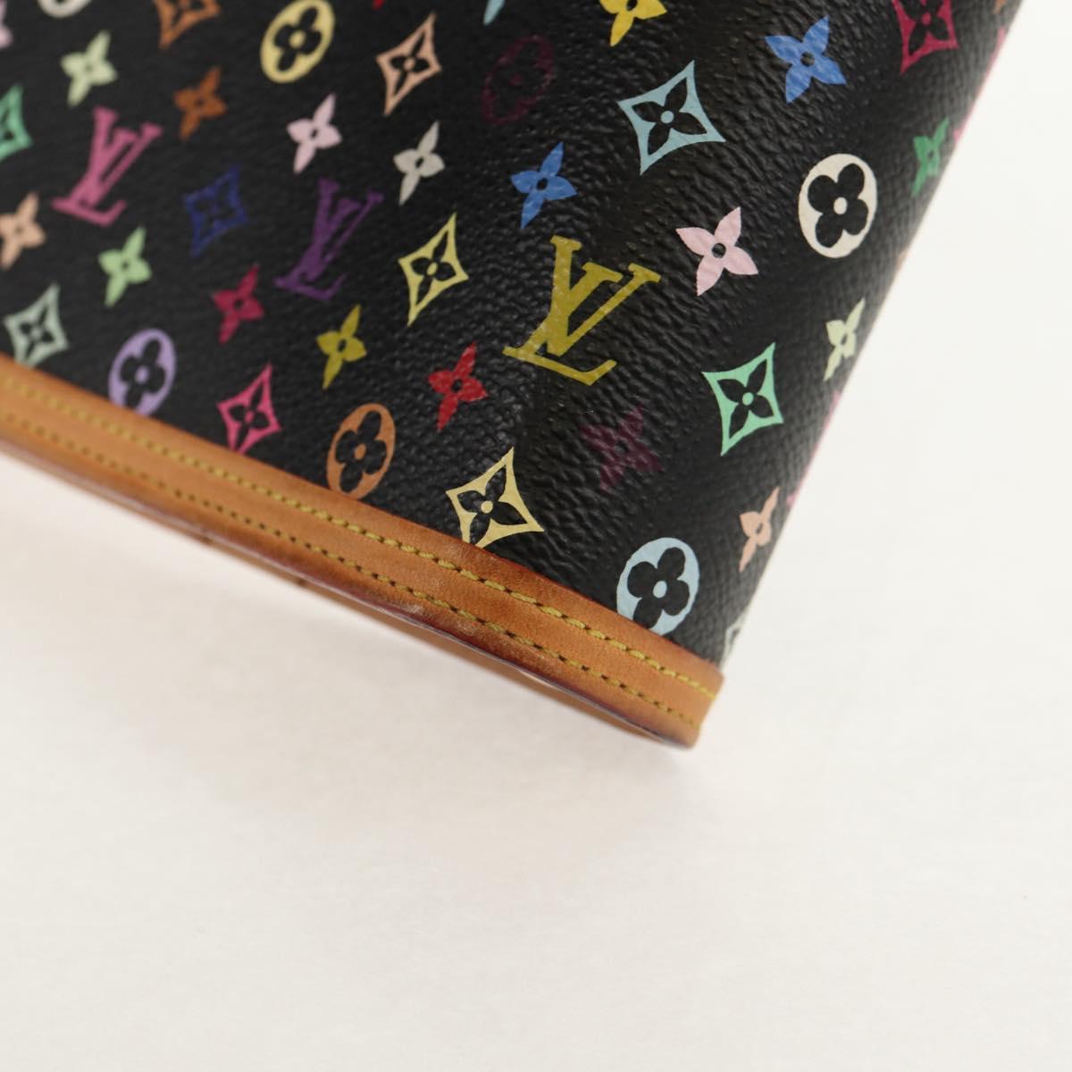 LOUIS VUITTON Multicolor Agenda GM Day Planner Cover Black R20893 Auth ki6115V