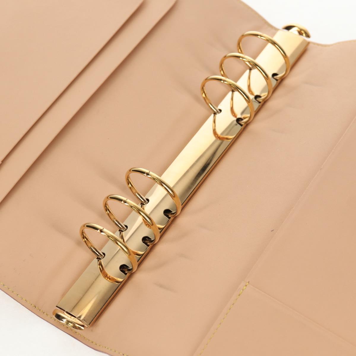 LOUIS VUITTON Multicolor Agenda GM Day Planner Cover Black R20893 Auth ki6115V