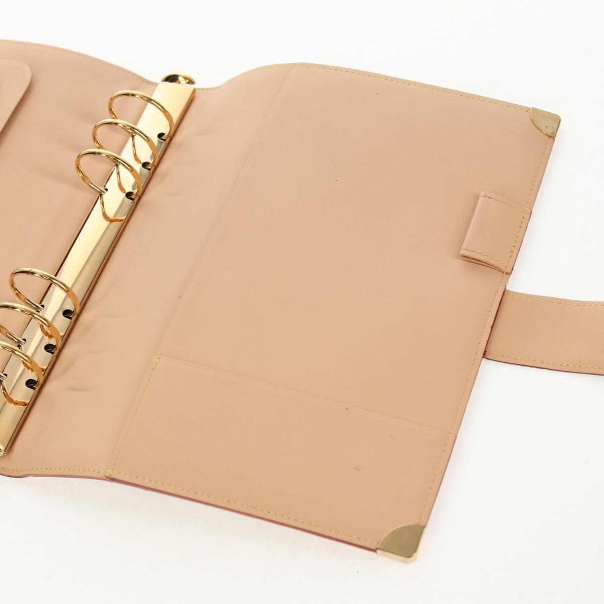 LOUIS VUITTON Multicolor Agenda GM Day Planner Cover Black R20893 Auth ki6115V