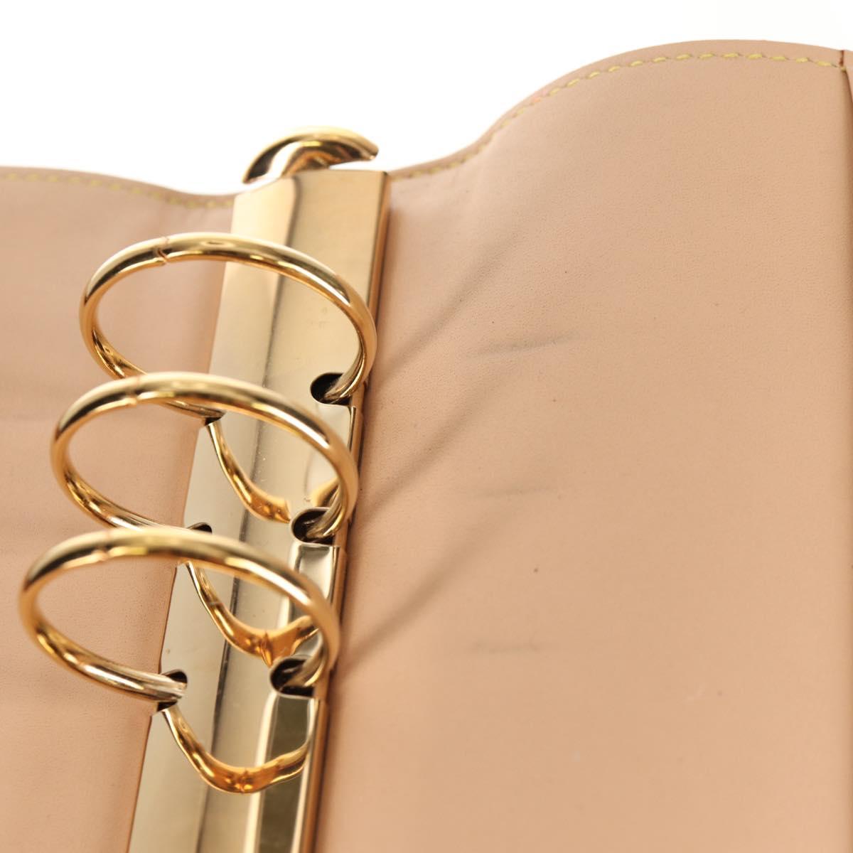 LOUIS VUITTON Multicolor Agenda GM Day Planner Cover Black R20893 Auth ki6115V