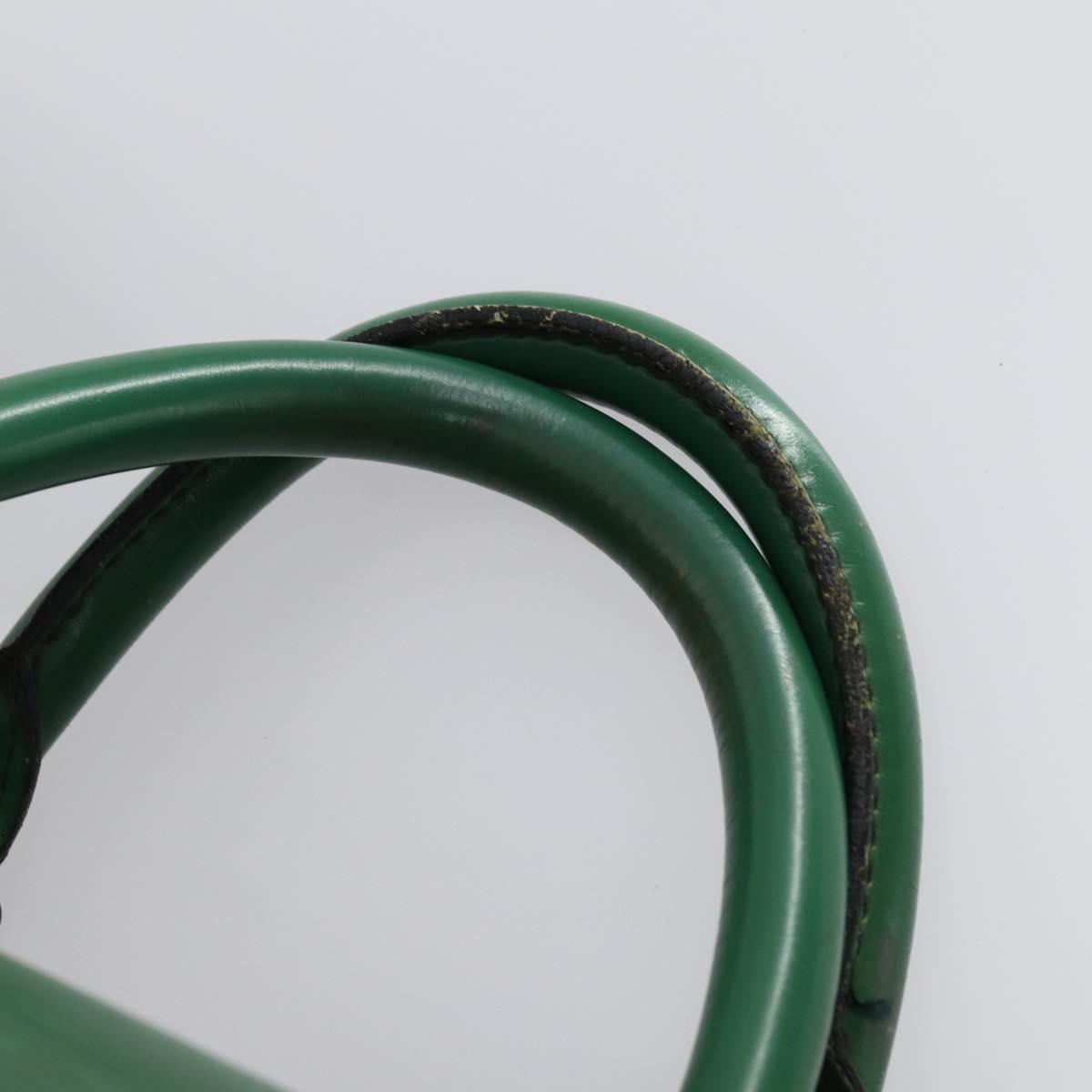 LOUIS VUITTON Epi Keepall 50 Boston Bag Green M42964 LV Auth ki6165