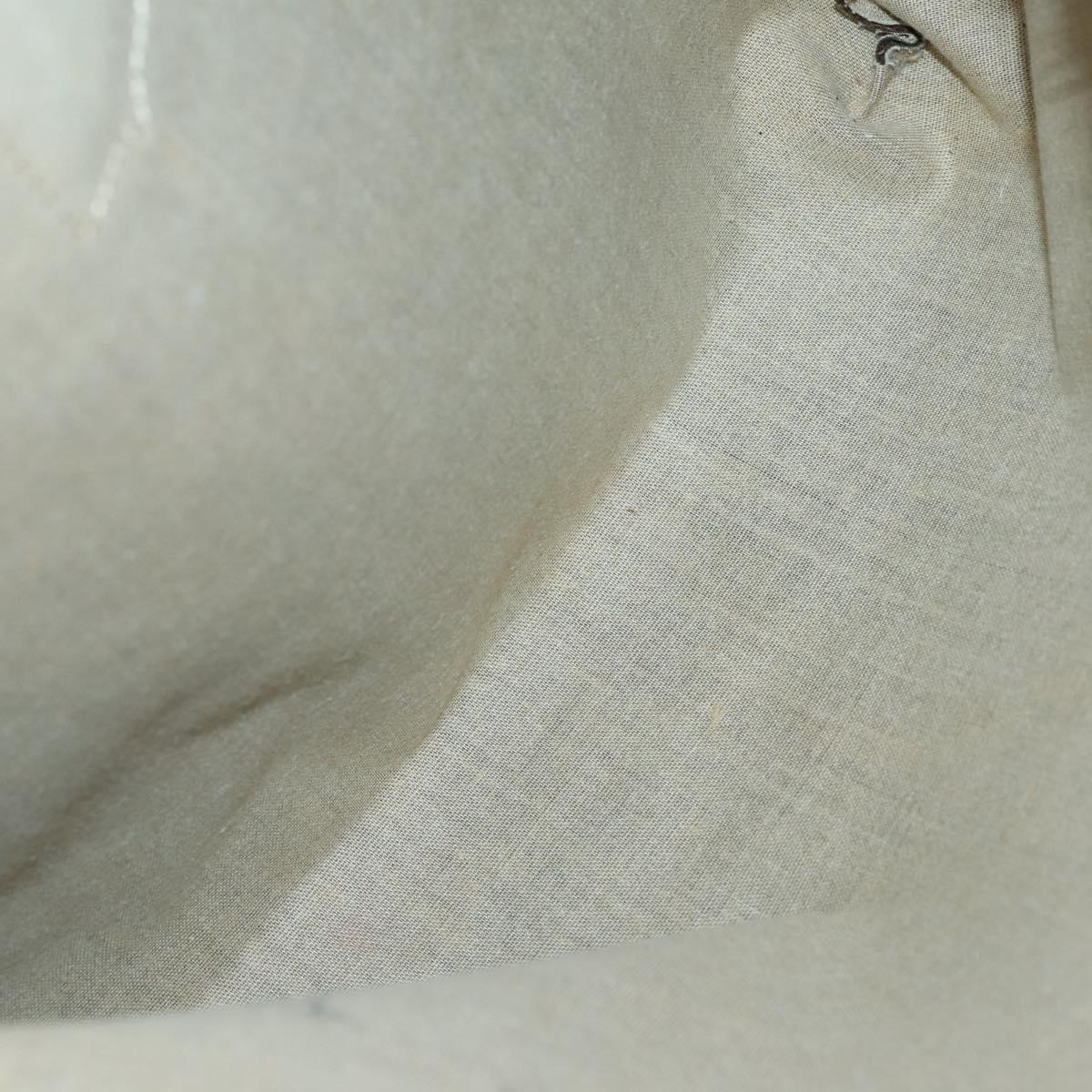 CELINE Macadam Canvas Shoulder Bag PVC 4 Set Beige Brown Auth ki6177