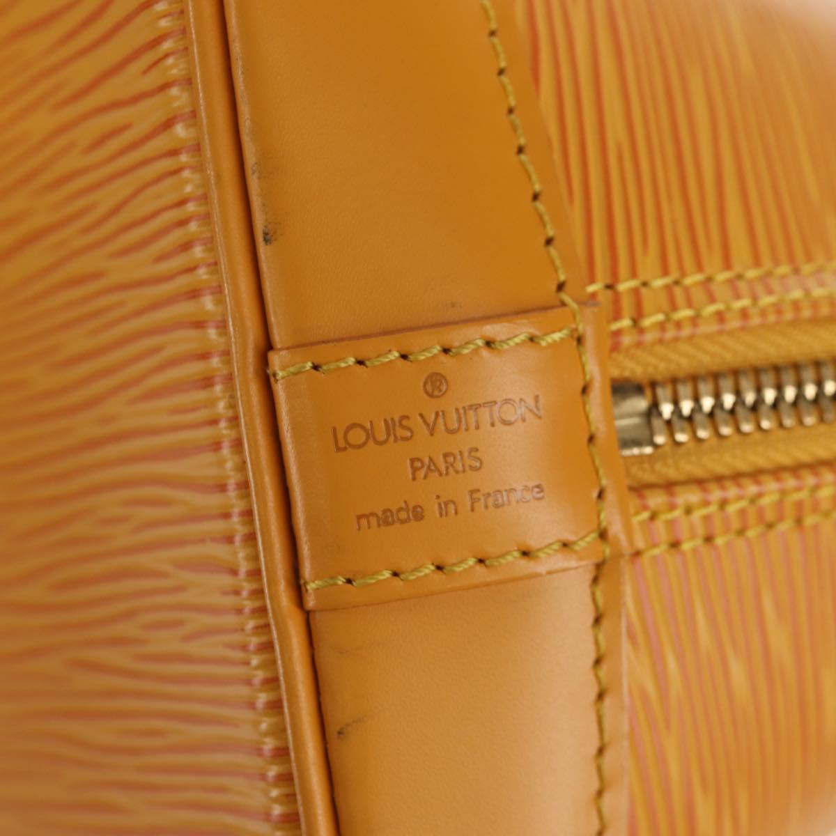 LOUIS VUITTON Epi Alma Hand Bag Yellow M52149 LV Auth ki6179V