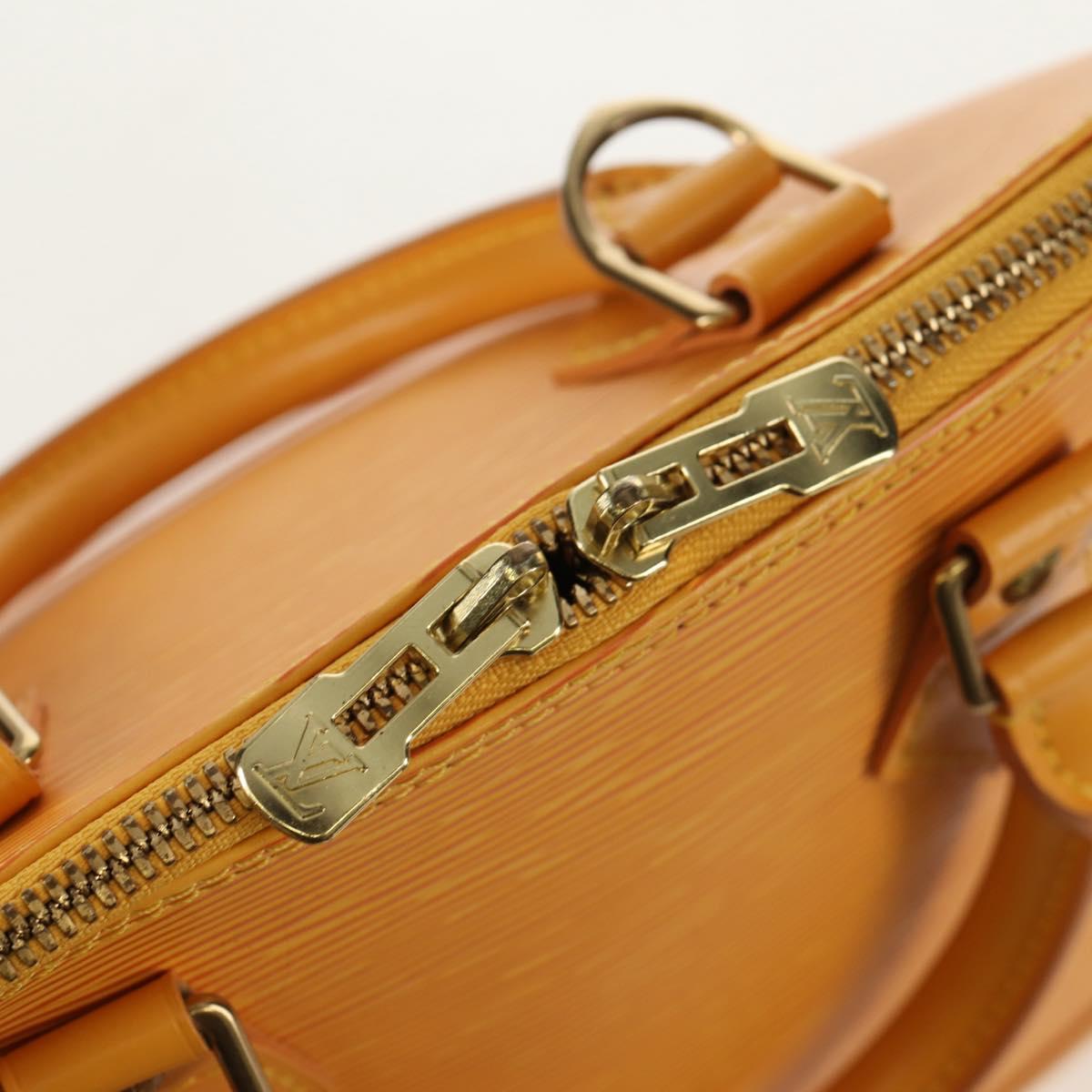 LOUIS VUITTON Epi Alma Hand Bag Yellow M52149 LV Auth ki6179A