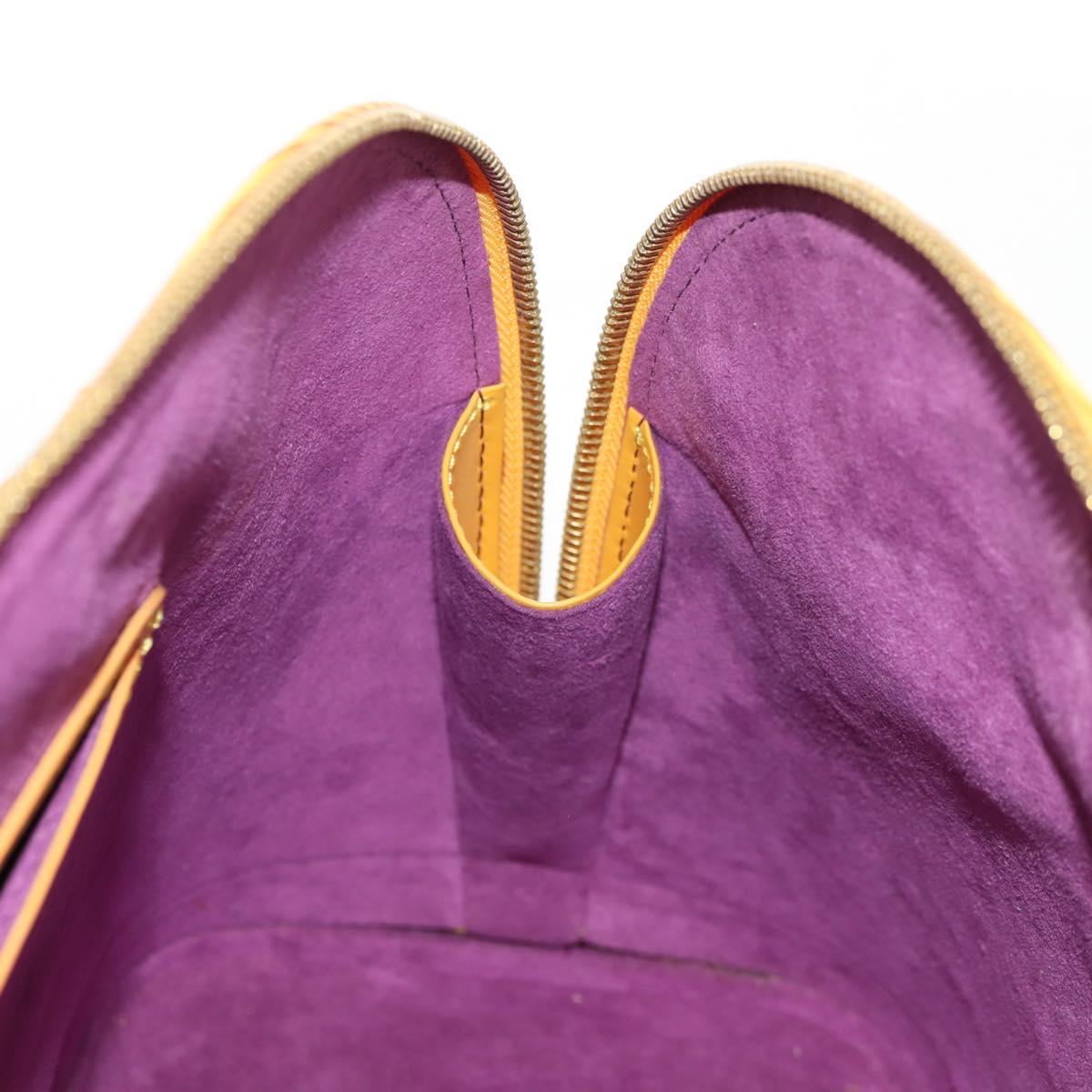 LOUIS VUITTON Epi Alma Hand Bag Yellow M52149 LV Auth ki6179A