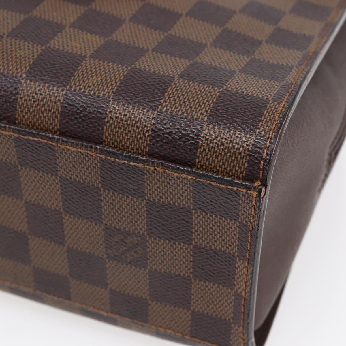LOUIS VUITTON Damier Ebene Triana Hand Bag N51155 LV Auth ki6197