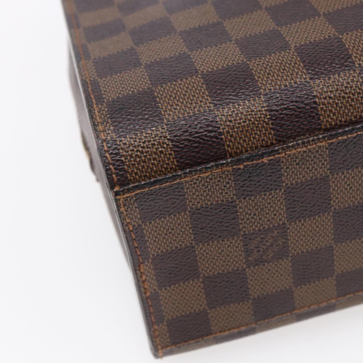 LOUIS VUITTON Damier Ebene Triana Hand Bag N51155 LV Auth ki6197