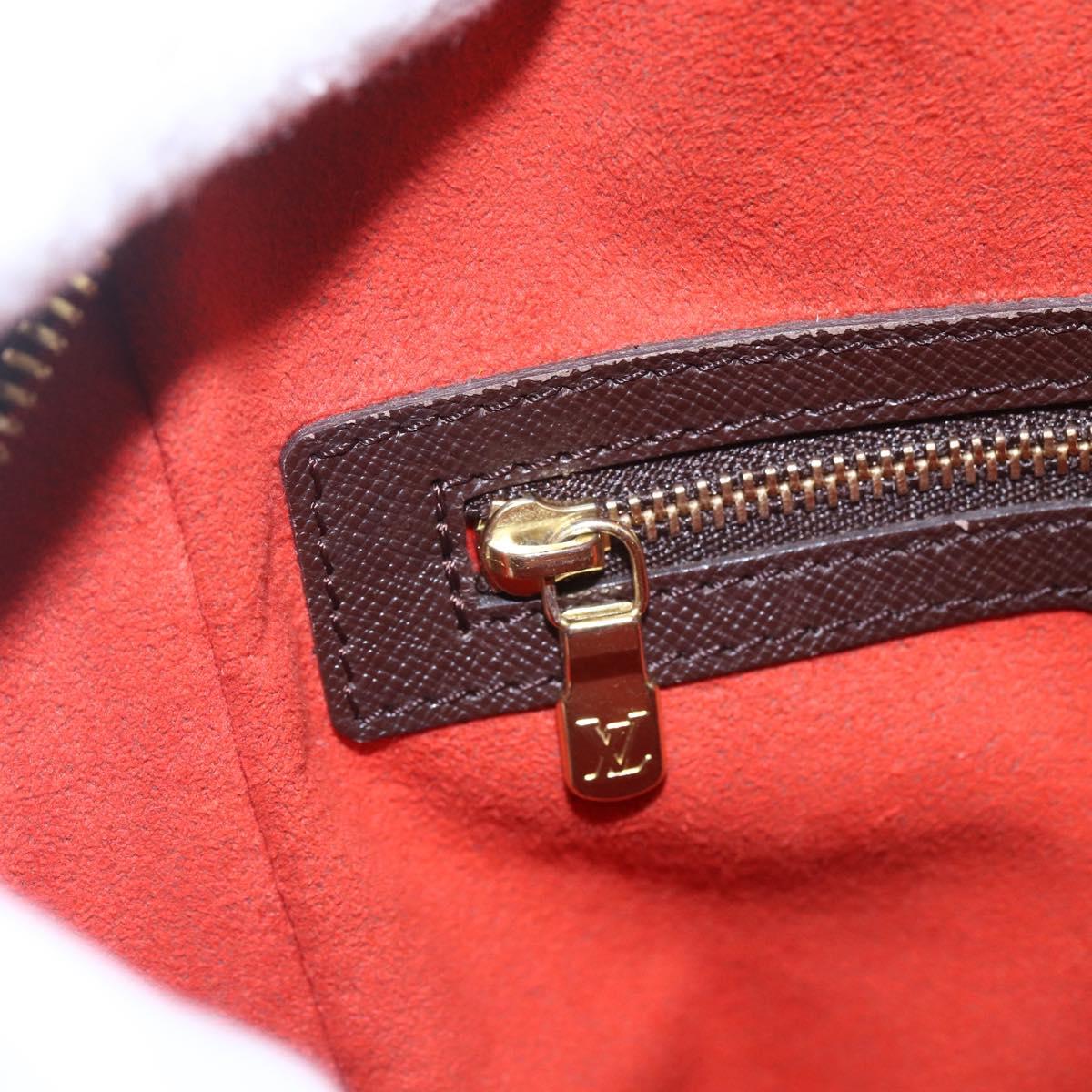 LOUIS VUITTON Damier Ebene Triana Hand Bag N51155 LV Auth ki6197