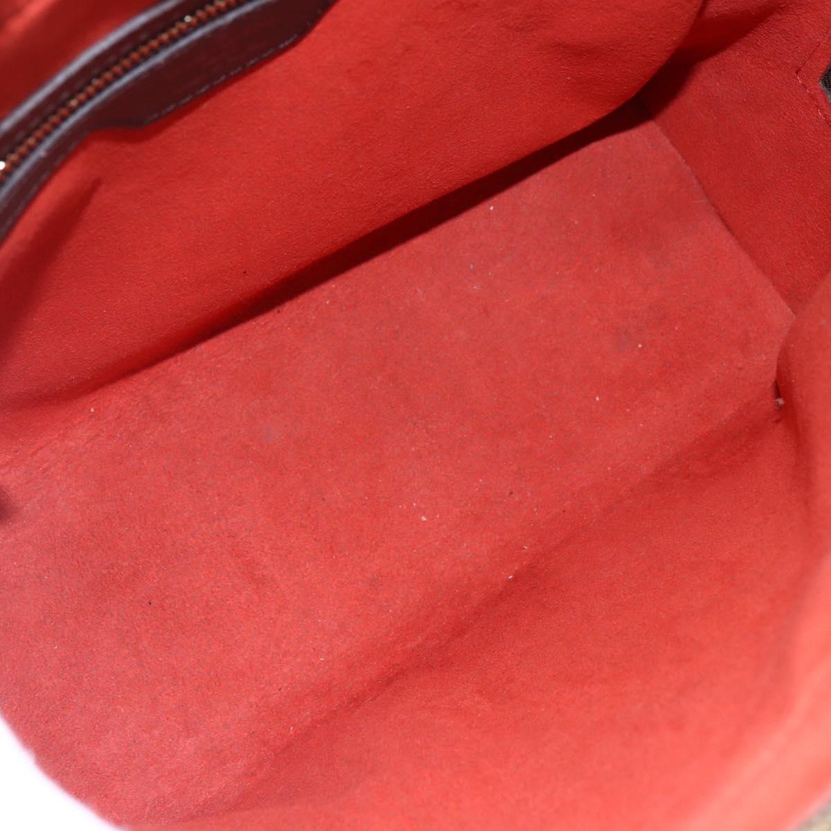 LOUIS VUITTON Damier Ebene Triana Hand Bag N51155 LV Auth ki6197