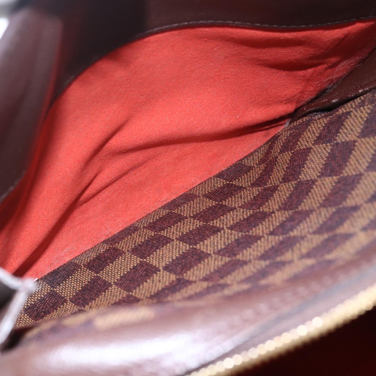 LOUIS VUITTON Damier Ebene Triana Hand Bag N51155 LV Auth ki6197