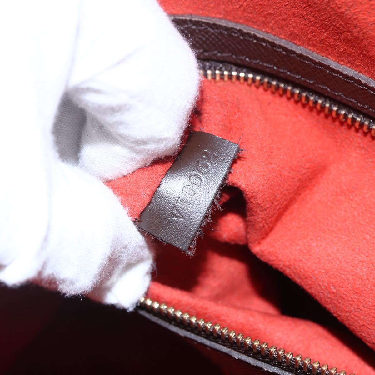 LOUIS VUITTON Damier Ebene Triana Hand Bag N51155 LV Auth ki6197