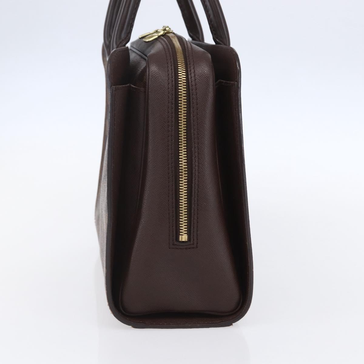 LOUIS VUITTON Damier Ebene Triana Hand Bag N51155 LV Auth ki6197